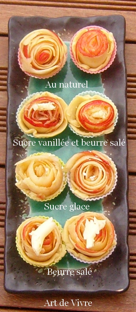 Mignardises tarte à la rose alain passard crues détaillées