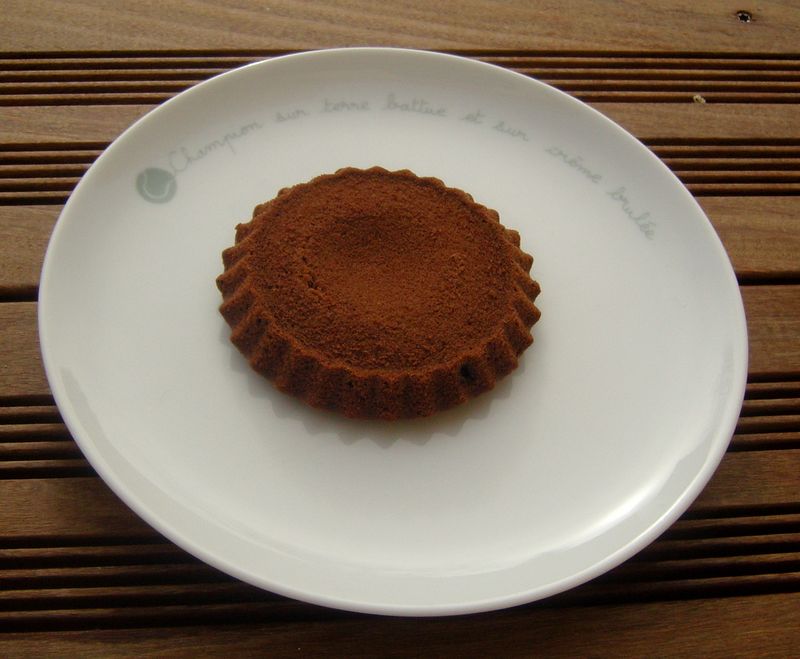 Biscuit coulant au chocolat de Cyril LYGNAC photo1