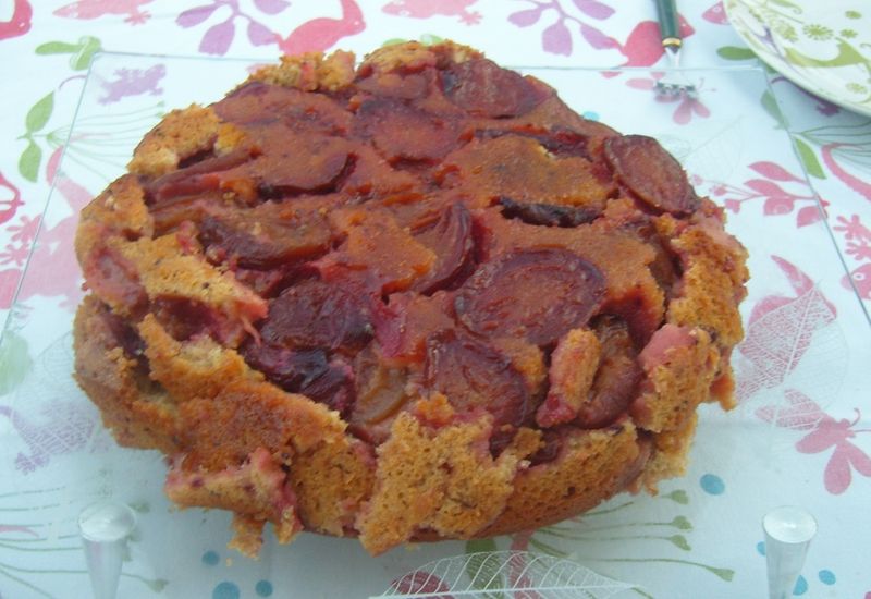 Gâteau Tatin de Prunes Rouges version 2