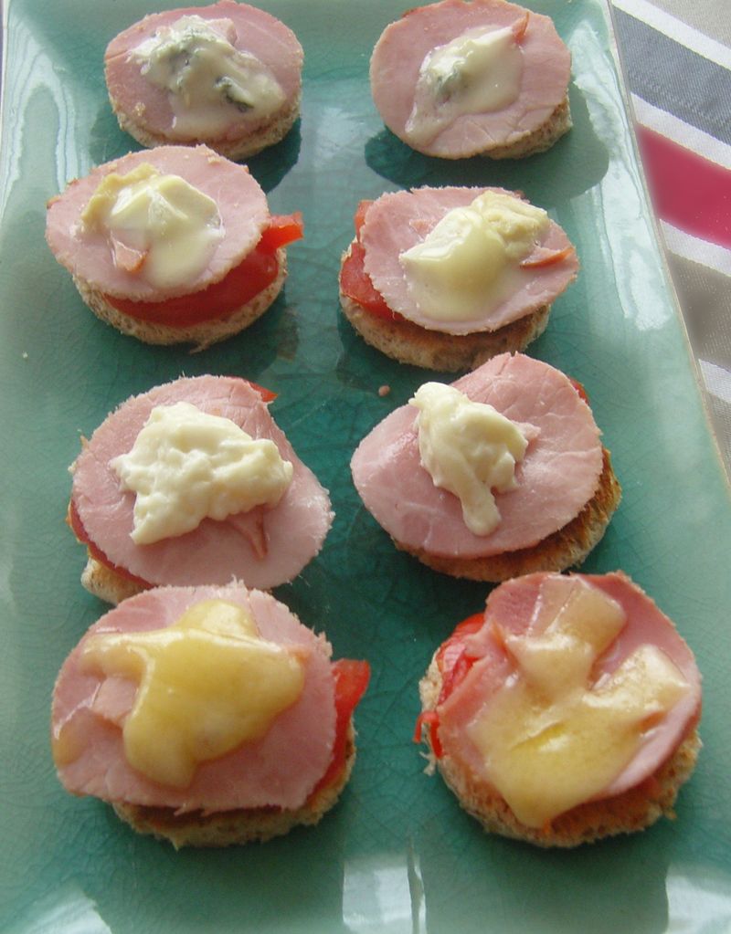 Mini Croque Monsieur 4 fromages sans oeufs