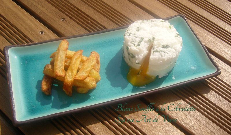 Blanc Soufflé à la Ciboulette - inspiration Jean-François Piège Herve Thuis