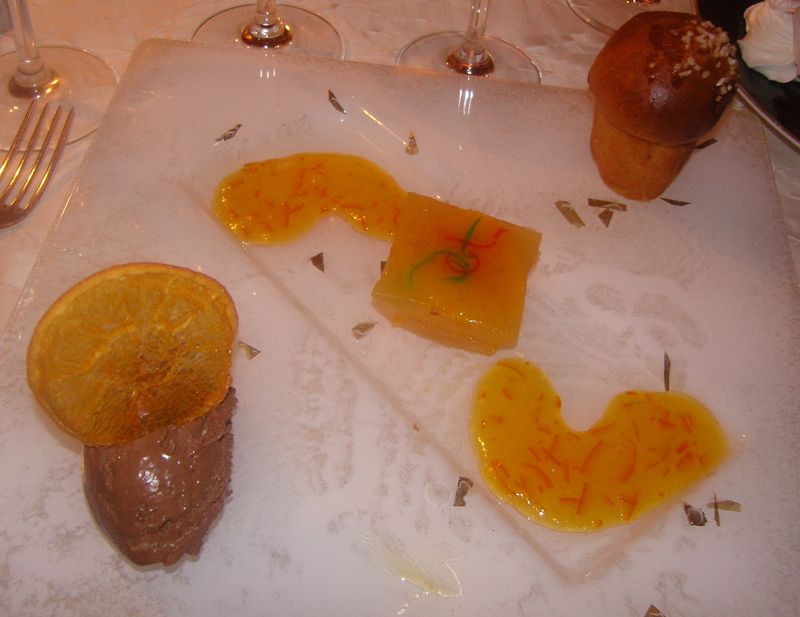La Roche le Roy Pressée d'orange Mousse au chocolat Tainari Brioche