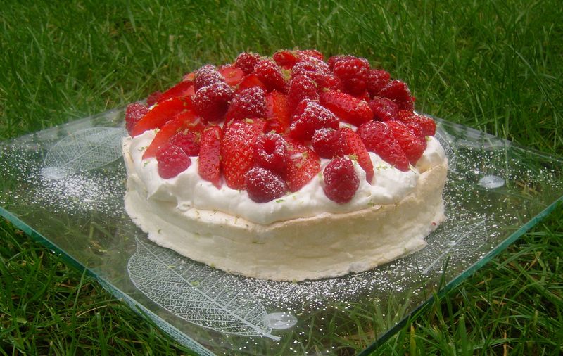 Pavlova aux fruits Rouges