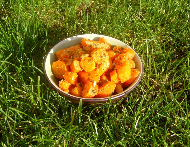 Salade de carottes au Cumin et a la coriandre