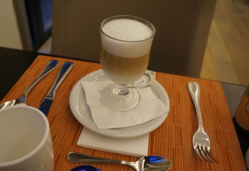 Cafe latte made in Romania