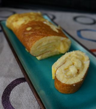 Omelette roulée au Comté