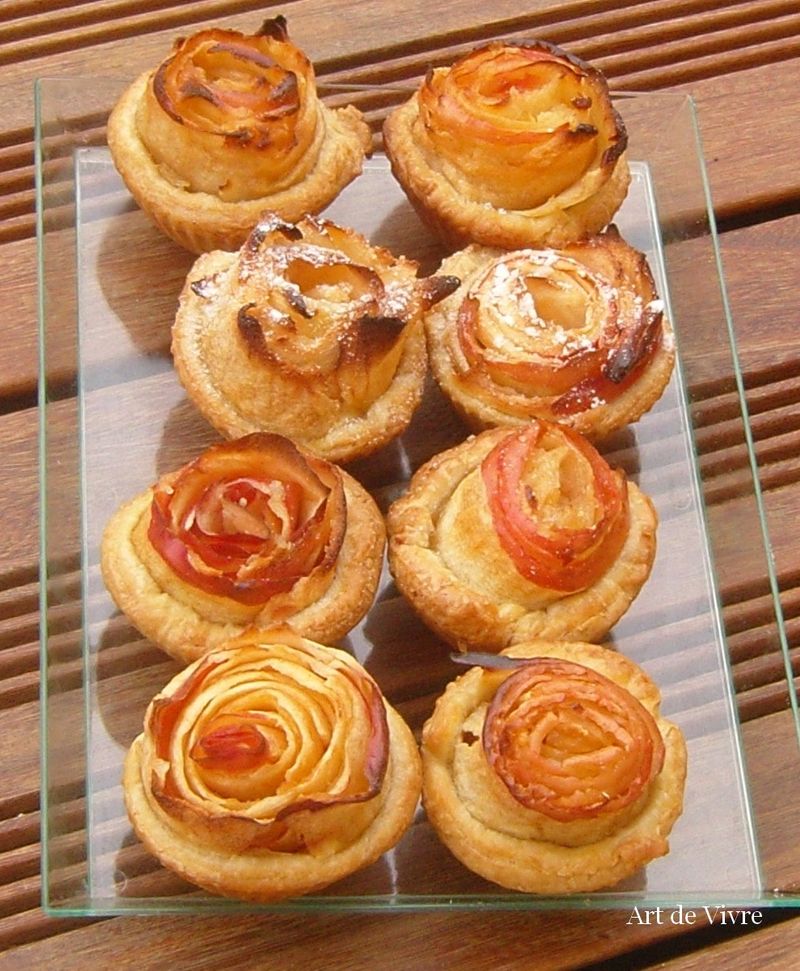 Mignardises tarte à la rose alain passard Mignardises tarte à la rose alain passard