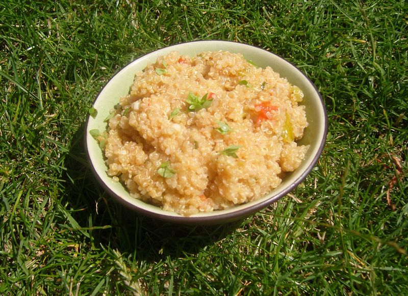 Risotto de Quinoa aux Trois Tomates