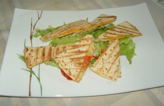 Quesadillas aux deux cheddards