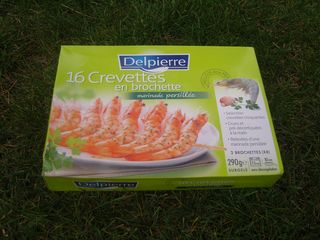 Brochettes de Crevettes Delpierre marinade persillée Boîte