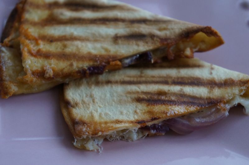 Quesadillas Cheddar Blanc Coriandre