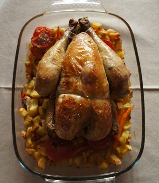 Poulet Rôti du Dimanche et ses légumes