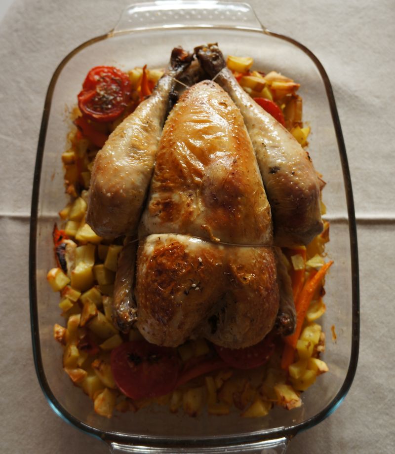 Poulet Rôti du Dimanche et ses légumes