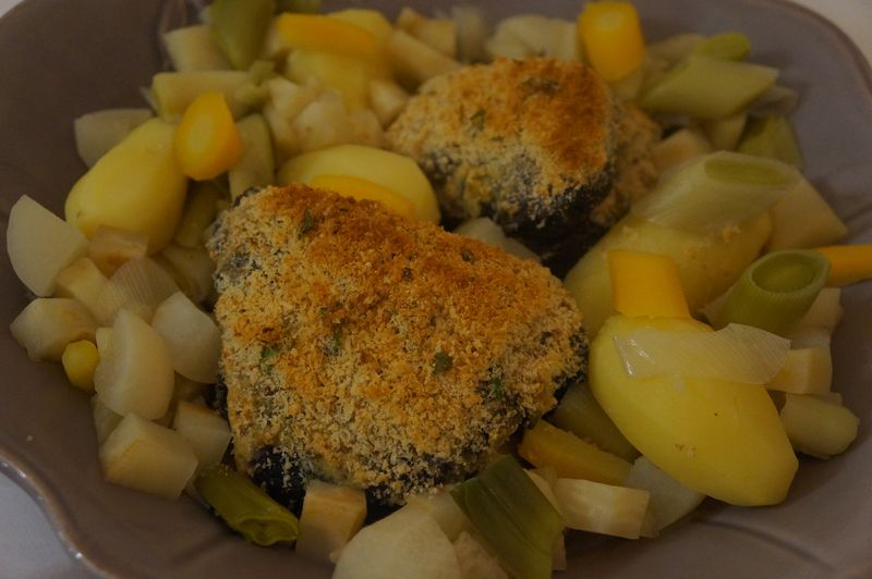 Joue de boeuf grillée gremolata