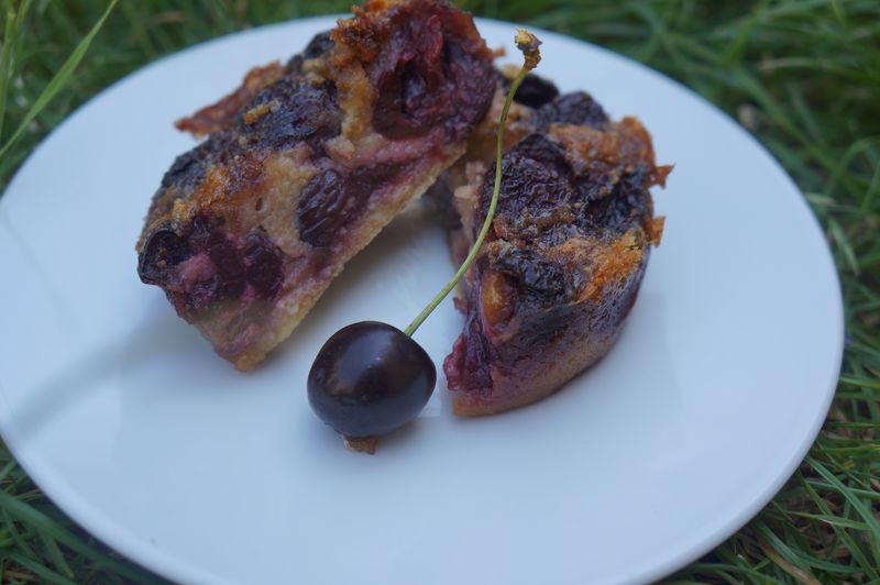 Cerises noires en clafoutis V2