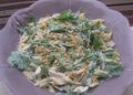 Salade pâtes au Poulet pochée light