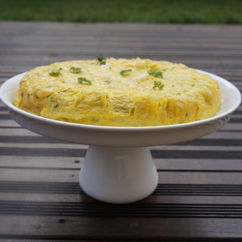 Tortilla aux herbes