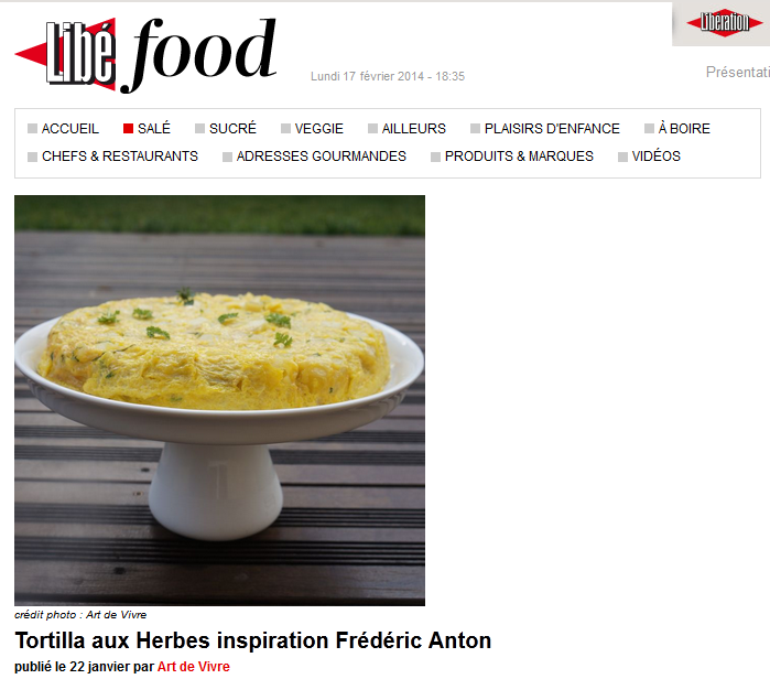 Tortilla aux Herbes